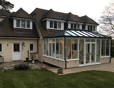 Hipped conservatory